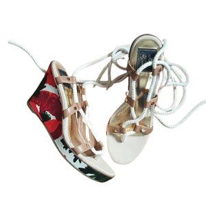 NEW Limited Edition Milly x Sperry Floral Wedges 9